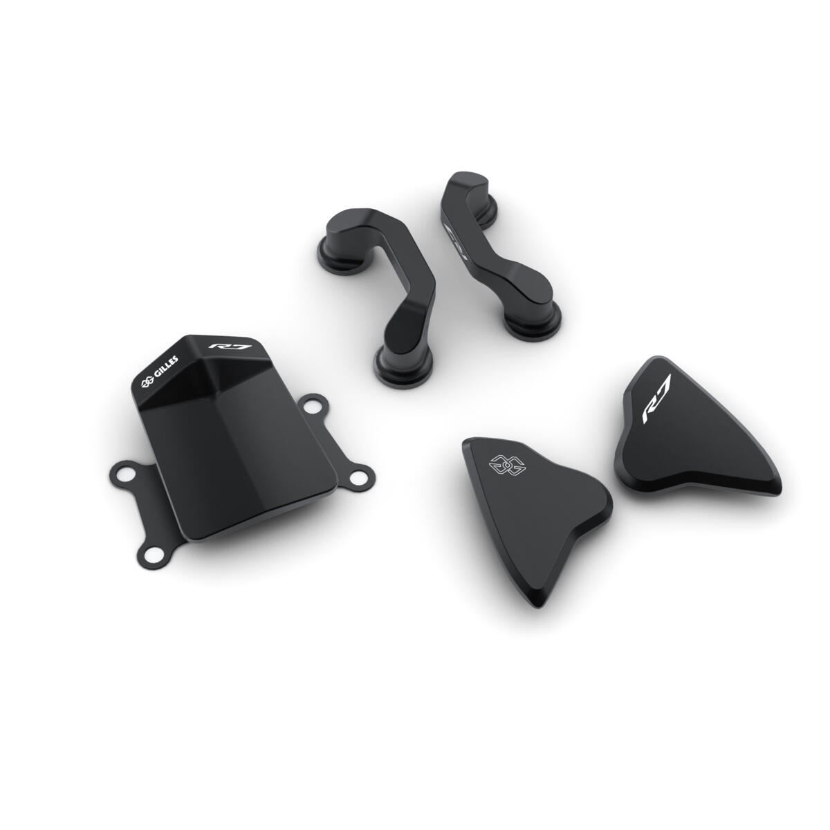 Kit carena racing nero per Yamaha YZF-R7 2021-