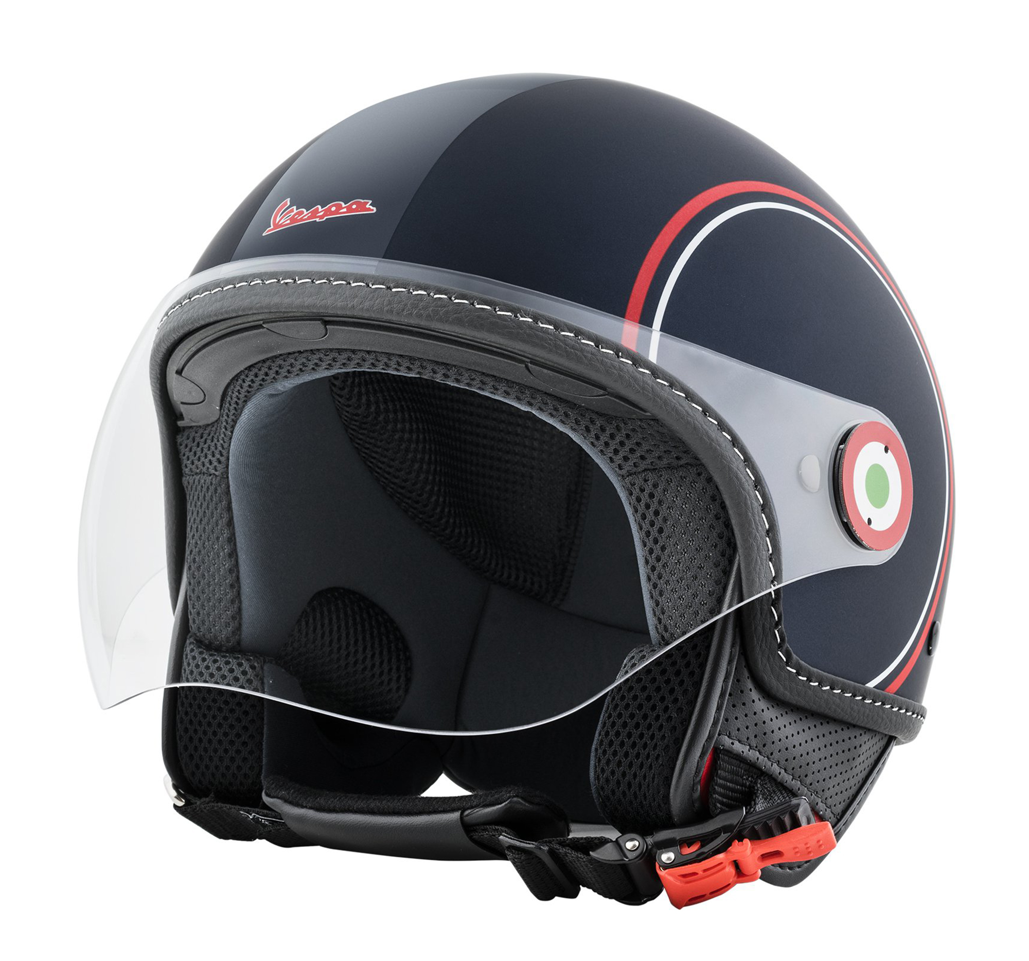 Casco Vespa Jet Modernist, blu
