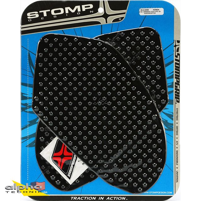 Stompgrip nero Volcano per Honda CBR600F (Sport) / VFR800 (02-13)