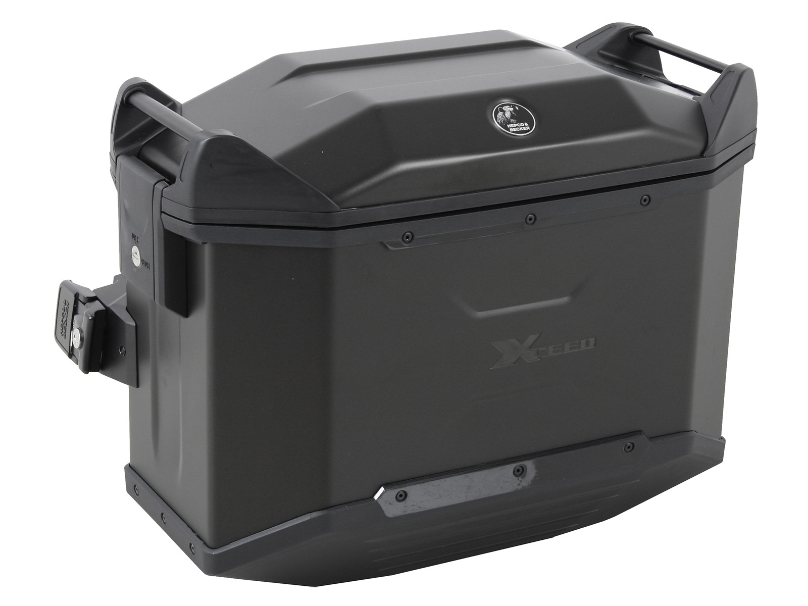 Xceed valigia laterale 38 litri Jet Black nero Hepco & Becker