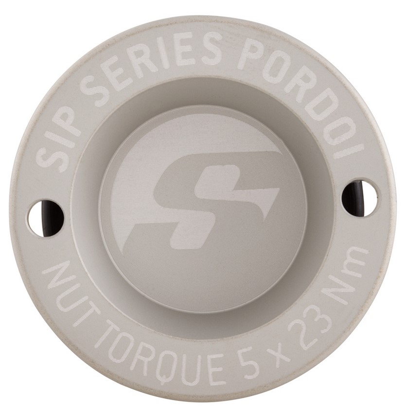 Tappo parapolvere 12" cerchio anteriore per Vespa GTS/​GTS Super/​GTV/​GT 125-300ccm, argento opaco