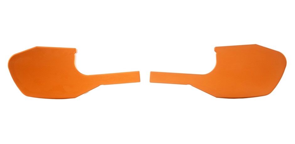 Adattatore poggiapiedi per Vespa GTS/GTS Super/GTV/GT 60/GT/GT L 125-300cc, arancio opaco