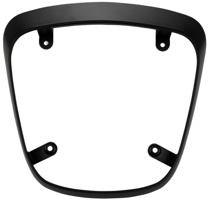 Fanale posteriore per Vespa Primavera/Sprint 50-150cc ('18-), nero opaco