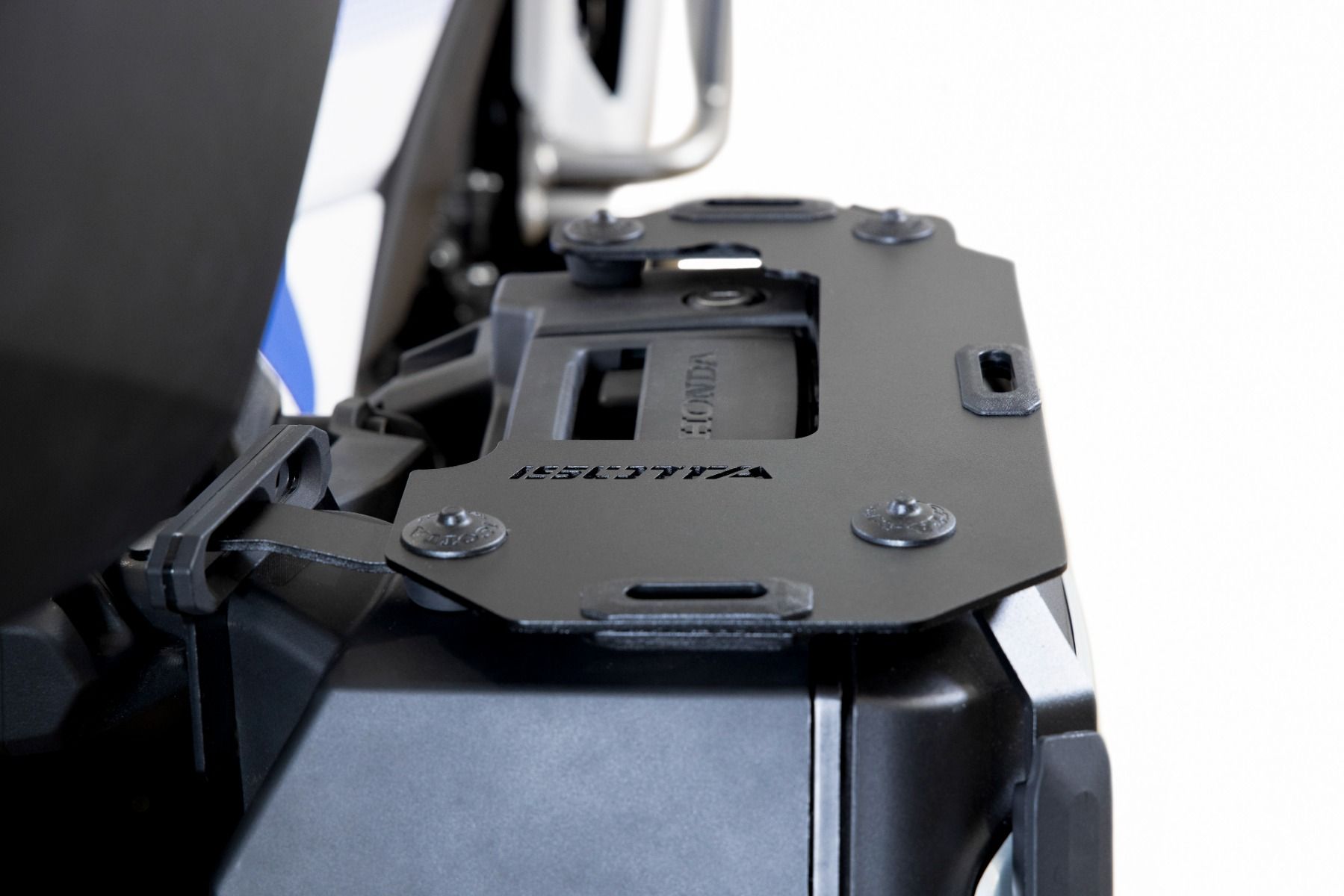 Portapacchi per valigie laterali Honda XL 750 Transalp /NT 1100 /ADV 750 /NC 750 X, alluminio, nero