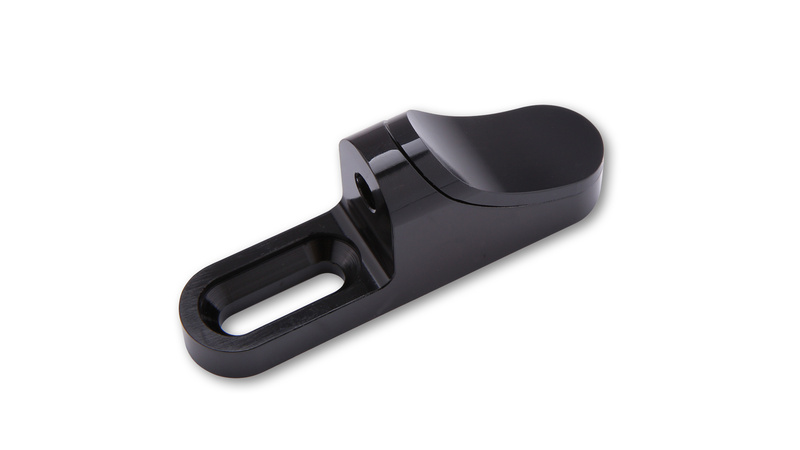 HIGHSIDER pro Adattatore specchietto universale, Per specchietti carenati, Con copertura, lungo (coppia)