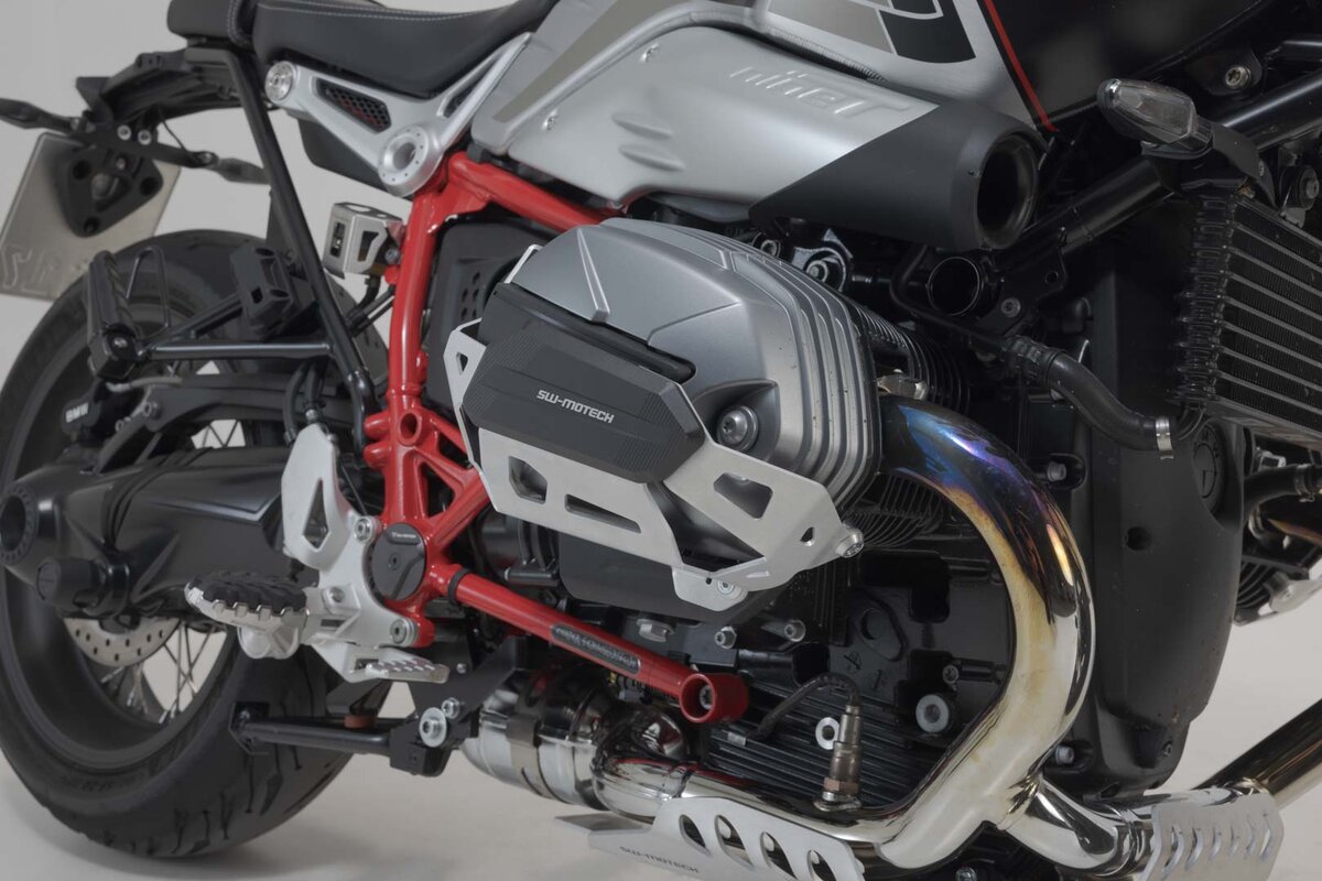 SW-Motech protezione cilindri argento per BMW R 12 G/S (25-)