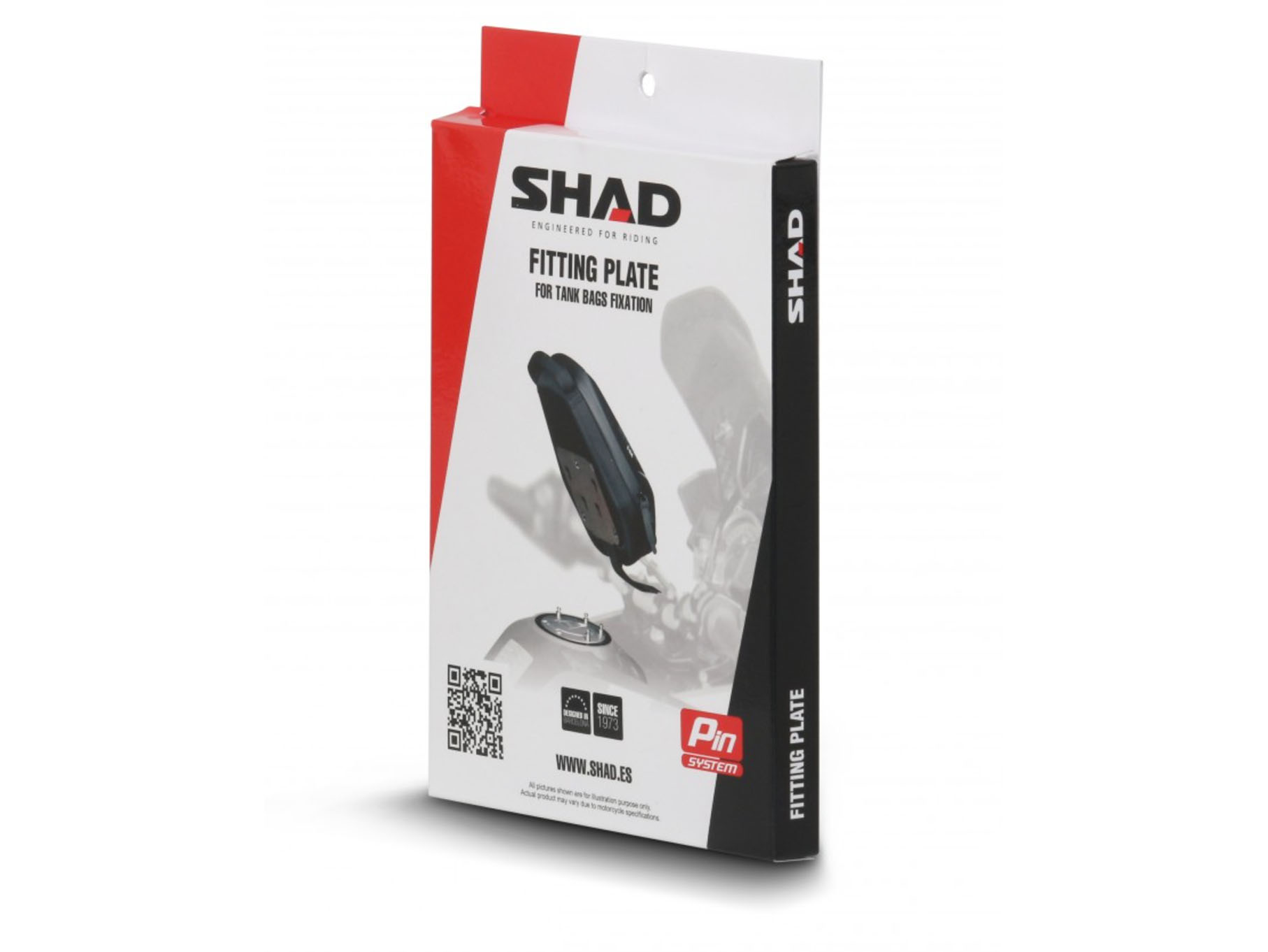 Shad base Honda CB / CBF / CBR / VFR / Deauville per borsa da serbatoio con sistema PIN X019PS