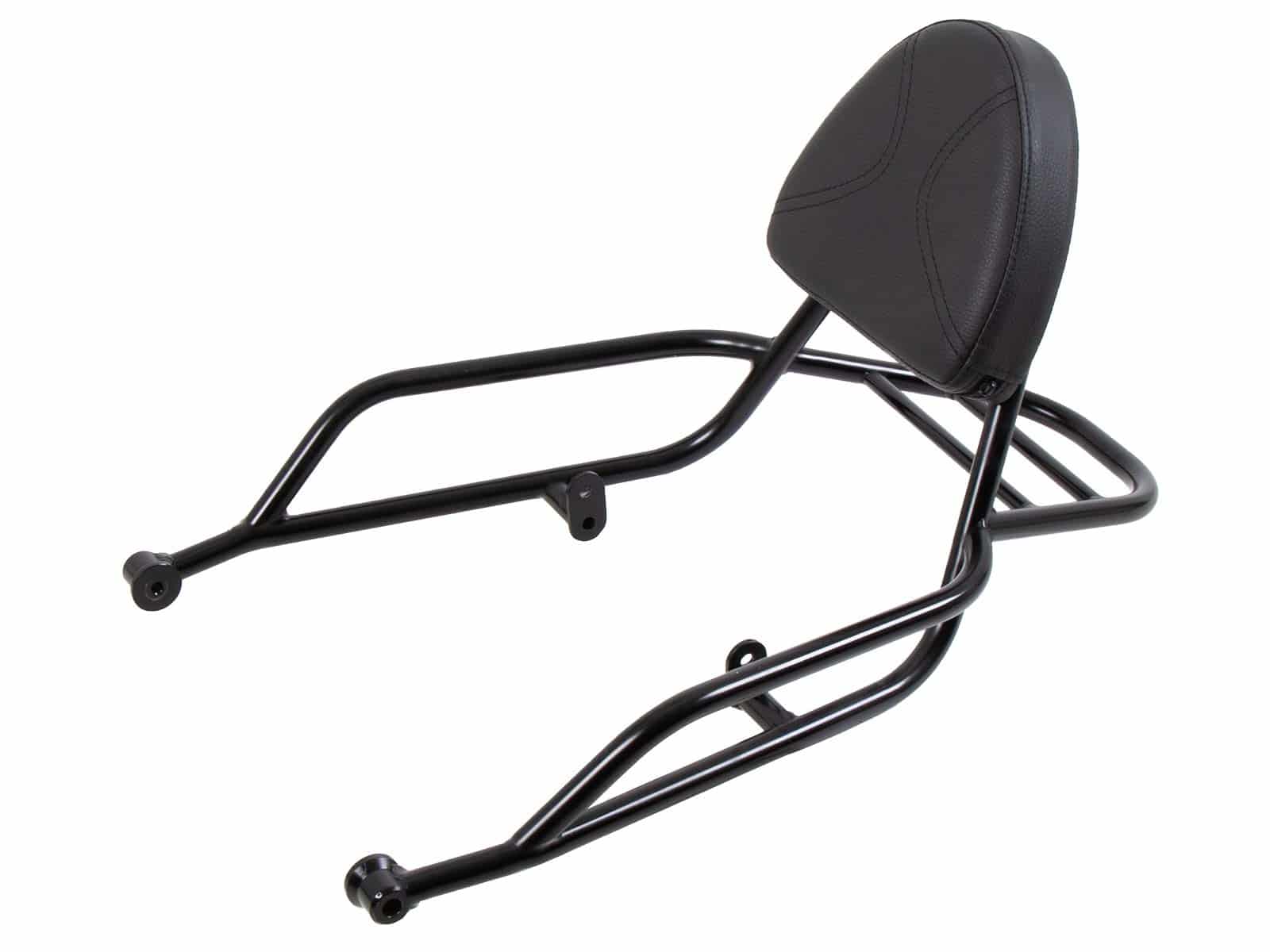 Sissybar con portapacchi nero per Moto Guzzi V7 850 Special (25-) Hepco & Becker