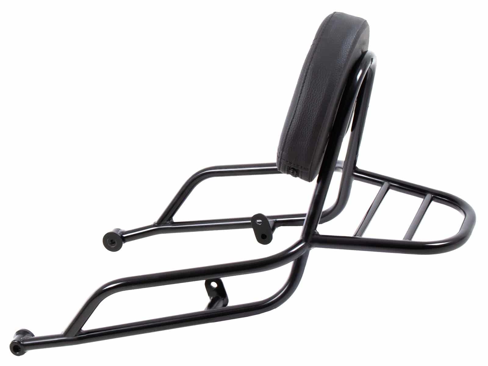 Sissybar con portapacchi nero per Moto Guzzi V7 850 Special (25-) Hepco & Becker