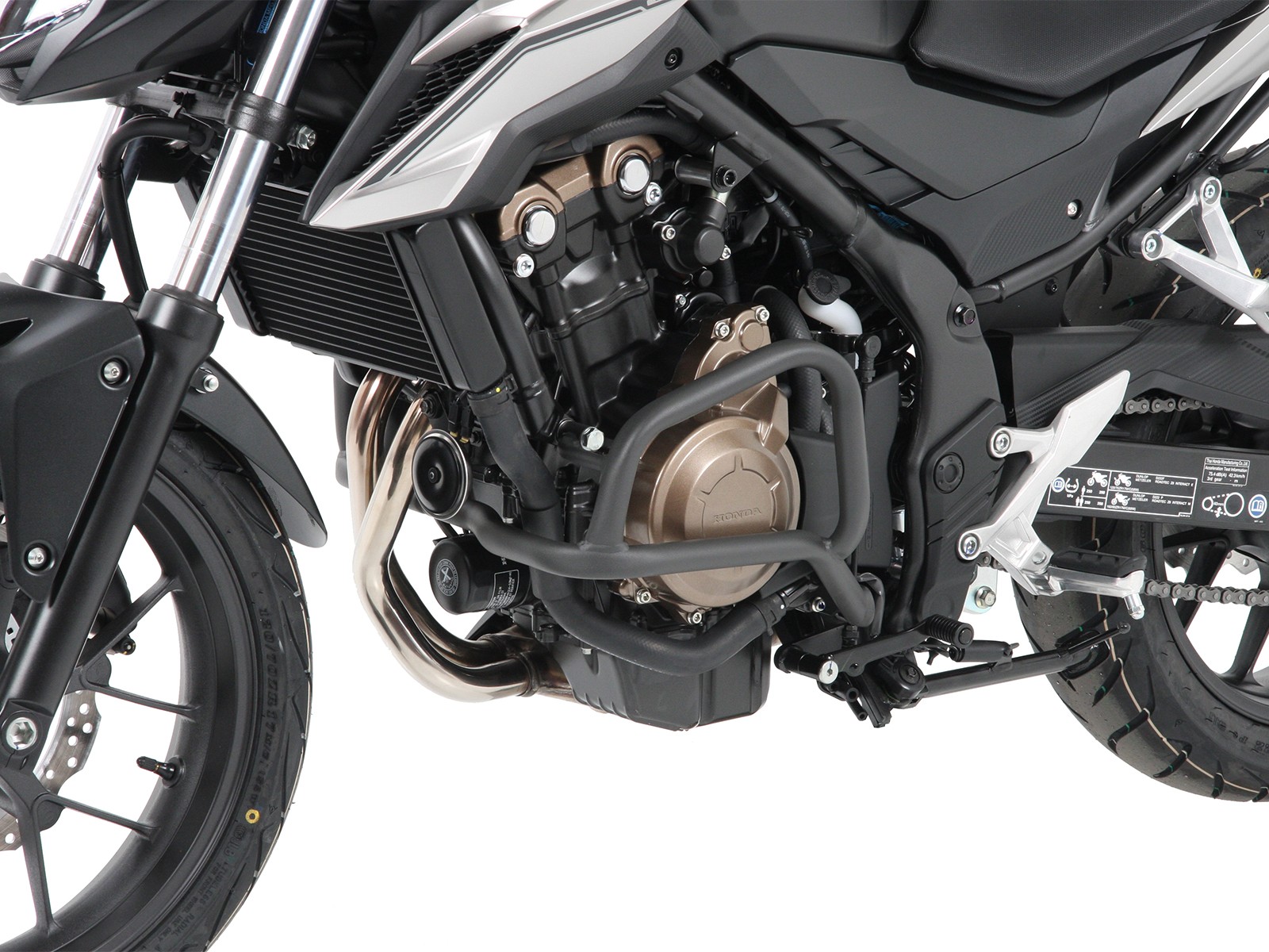 Protezione motore antracite per Honda CB 500 F (16-18) Hepco & Becker