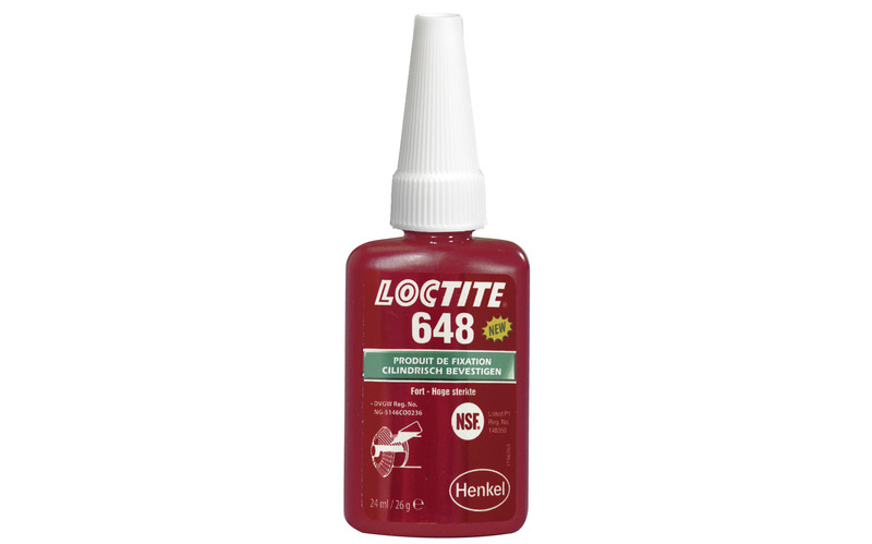 Loctite 648 Adesivo per cuscinetti a boccola - Flacone da 24 ml