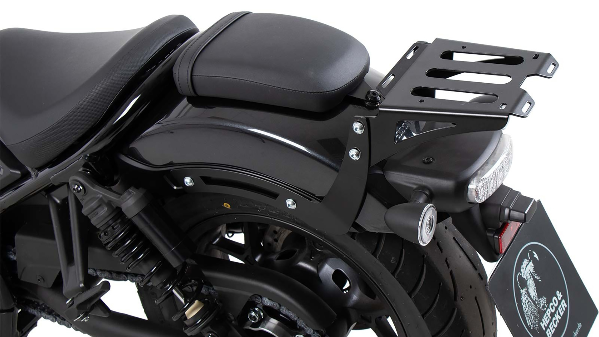 Portapacchi posteriore morbido Minirack nero per Honda CMX 1100 Rebel /DCT (21-24) Hepco & Becker