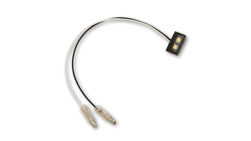 HIGHSIDER pro Illuminazione targa a LED nera/trasparente SMD, autoadesiva (1 pezzo)