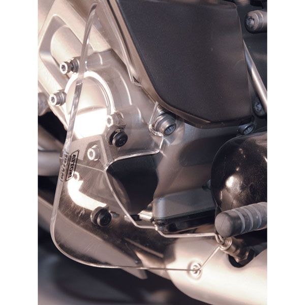 Deflettori inferiori parapiedi per BMW K 1600 GT /GTL (10-16), coppia, fumè chiaro