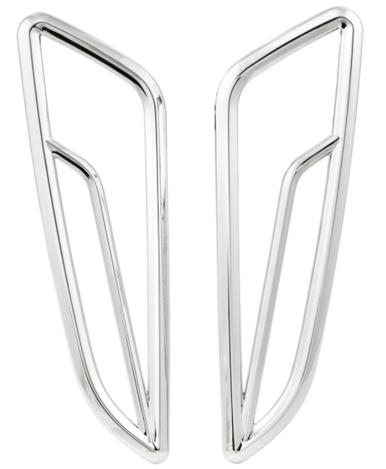 Griglia frecce destra/sinistra, anteriore per Vespa Primavera/​Sprint 50-150ccm 2T/​4T AC, cromata
