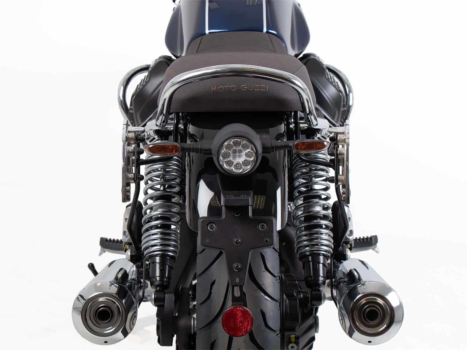 Portapacchi laterale C-Bow cromato per Moto Guzzi V7 850 Special/Stone/Centenario (21-24) Hepco & Becker