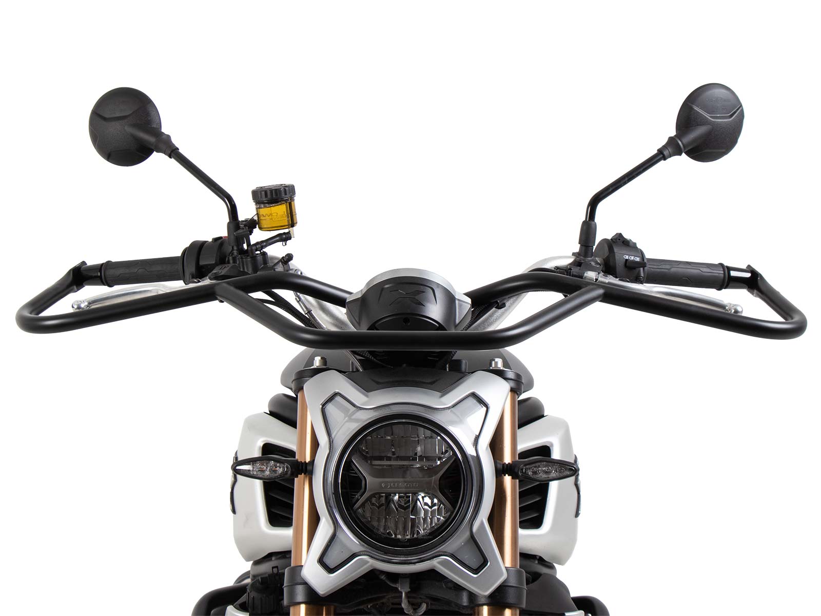 Barra di protezione anteriore nera per CF Moto 700 CL-X (22-24) Hepco & Becker