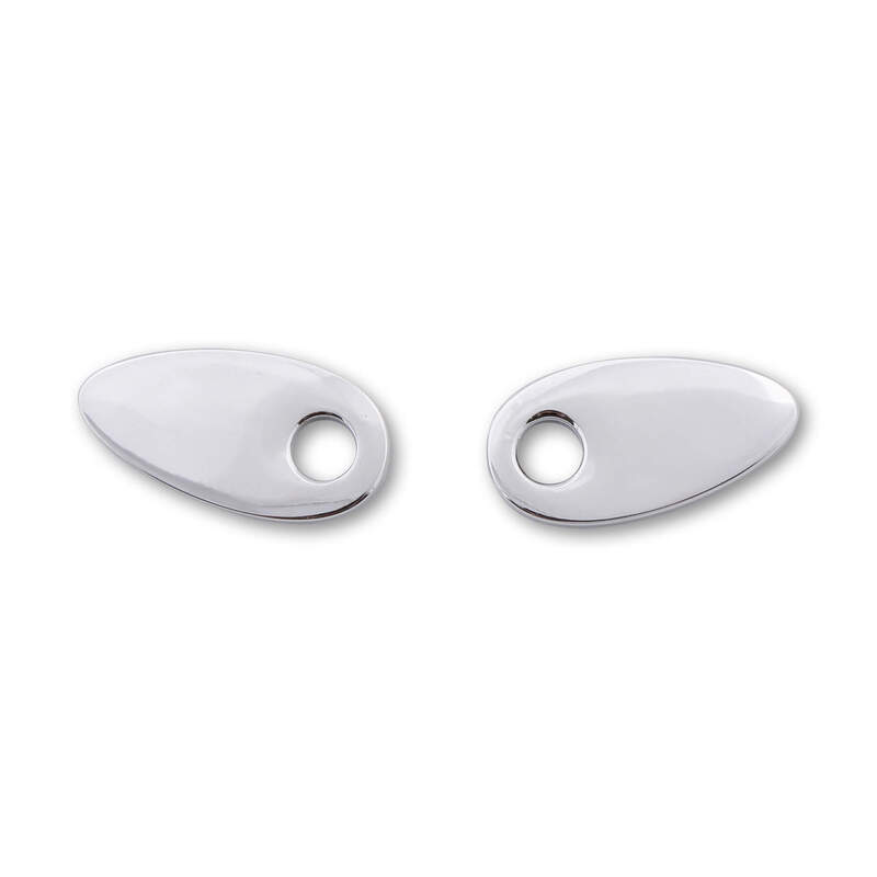 Piastre di montaggio intelligenti HIGHSIDER Distanziatore Indy cromo alluminio