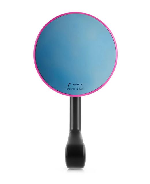 Specchietto da manubrio RIZOMA E-POP per Vespa destra o sinistra, nero/rosa