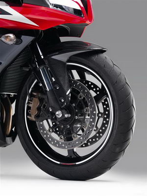 Set di adesivi decorativi per cerchi per modelli Honda, bianco