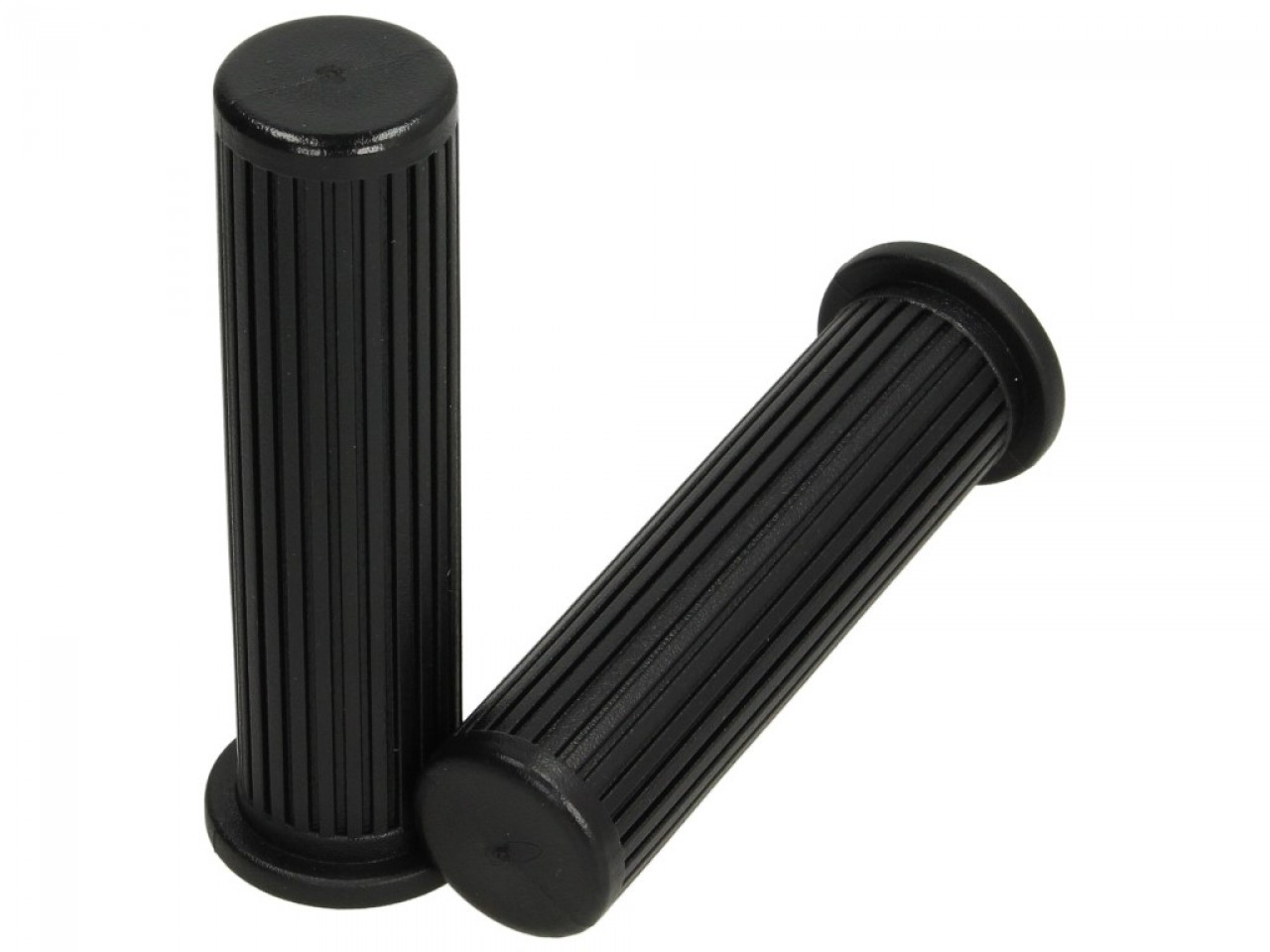 Set gommini impugnature per Vespa PX /80 / 125 / 200 - ariete Ø 22 mm, lunghezza: 135 mm, nero