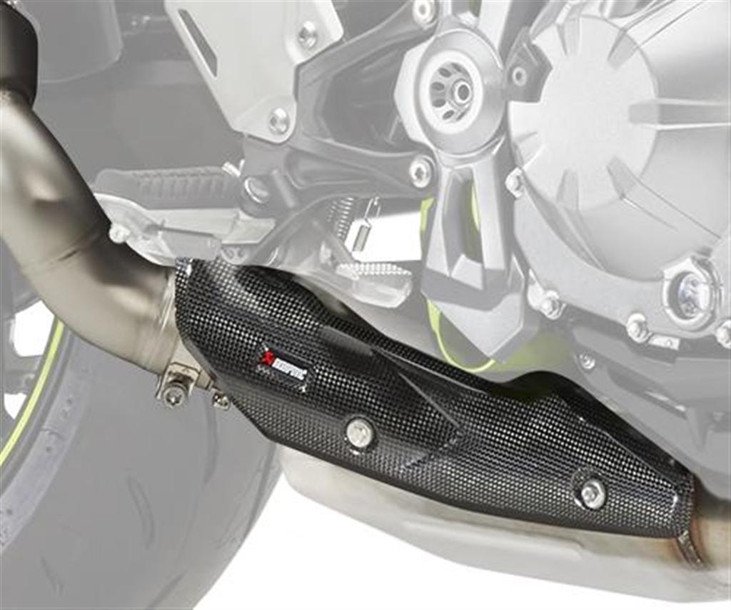 Paracalore in carbonio Akrapovic per Z 900 /70kW /SE (17-24)