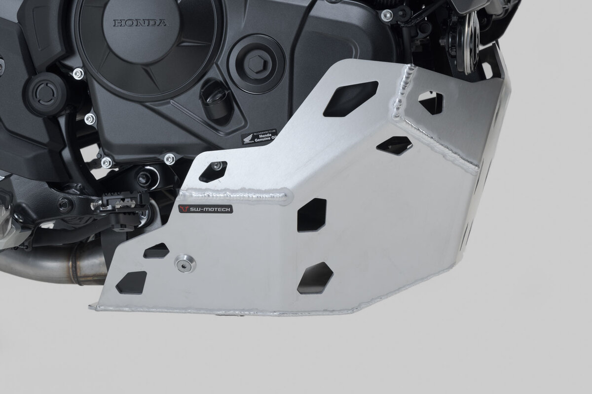 Protezione motore SW-Motech color argento per Honda XL 750 Transalp