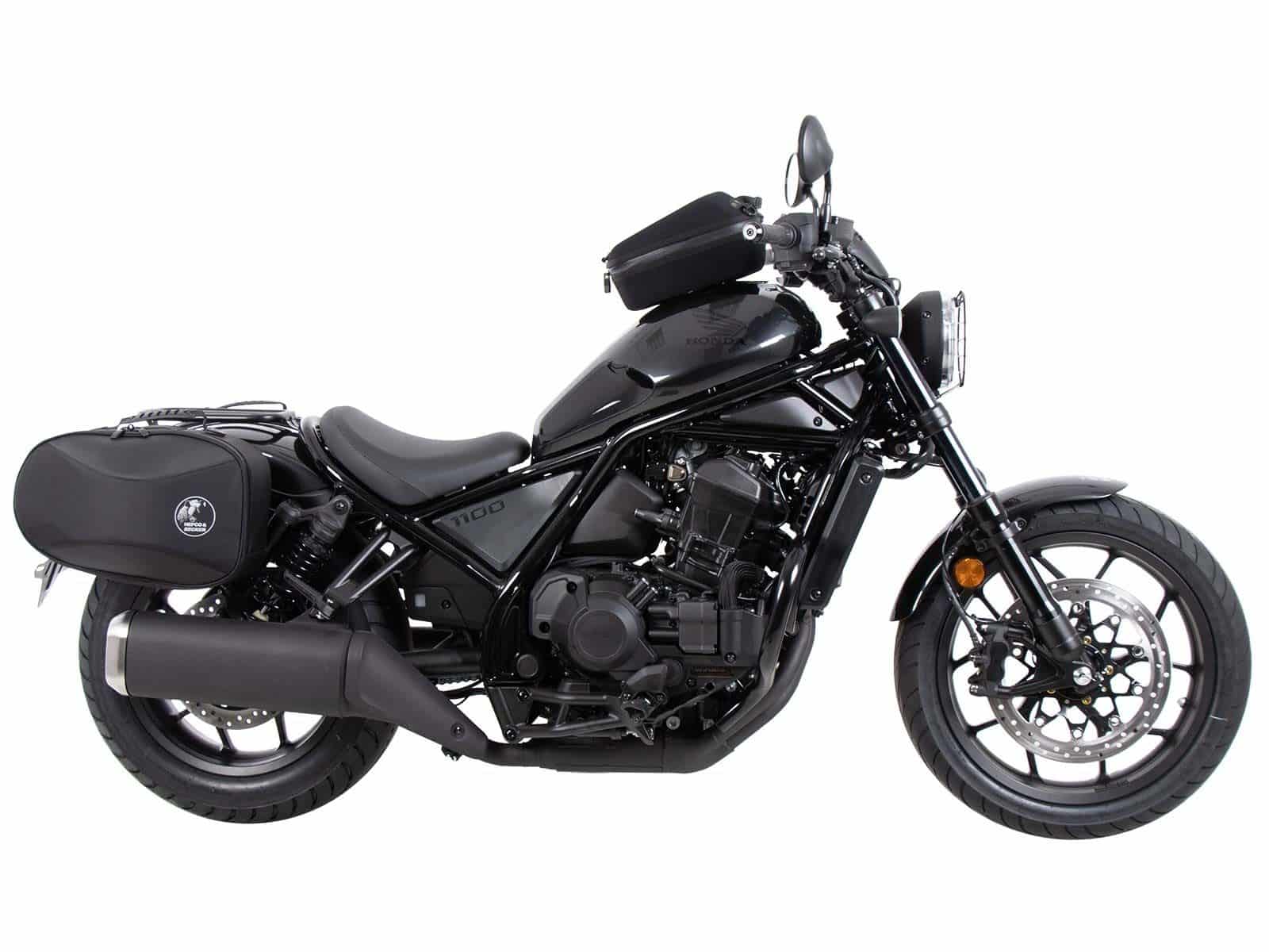 Portapacchi laterale C-Bow nero per Honda CMX 1100 Rebel /DCT (21-24) Hepco & Becker