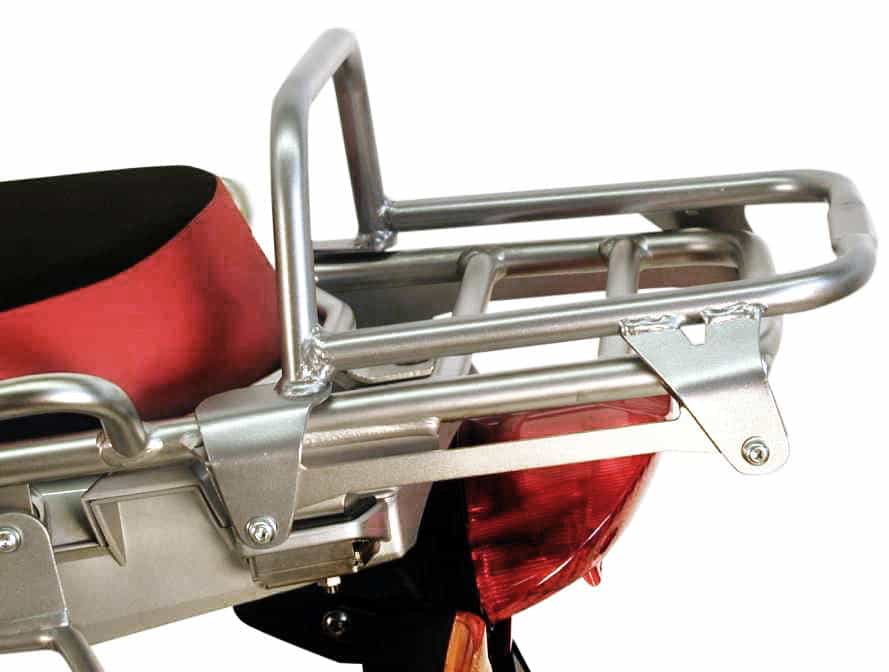 Portapacchi tubolare argento per BMW R 1200 GS Adventure (06-13) Hepco & Becker