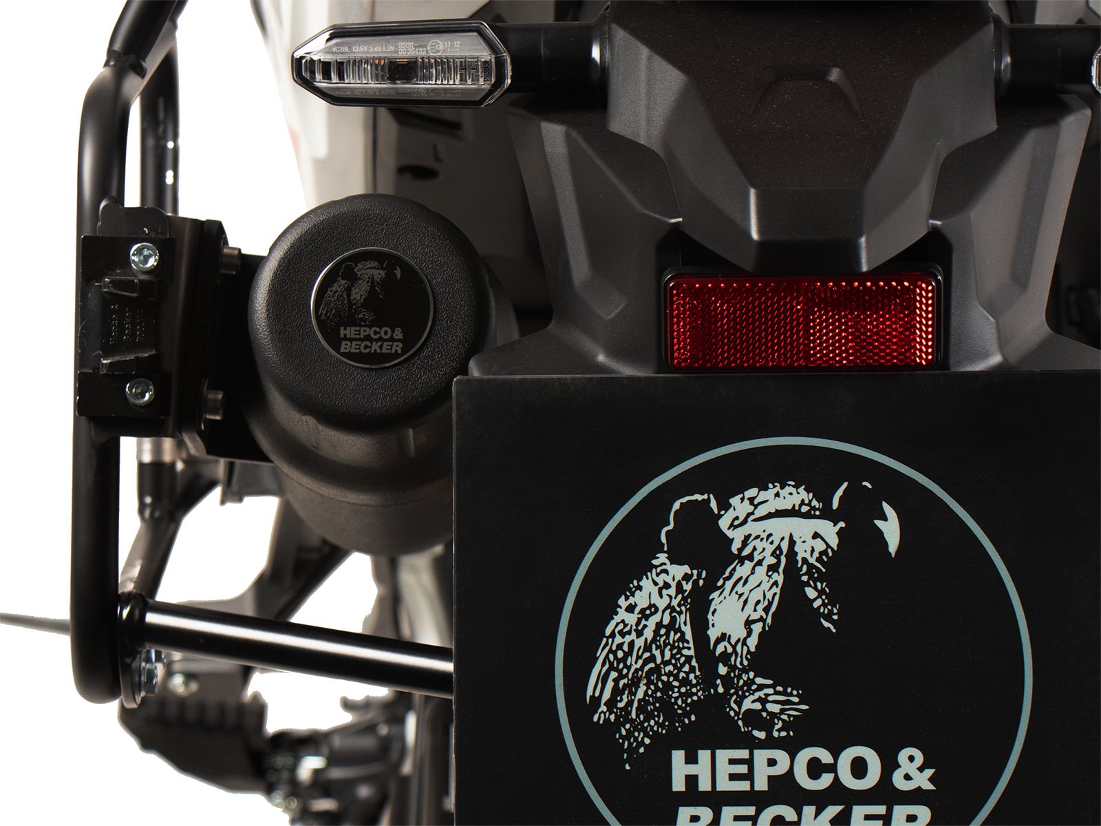 Cassetta degli attrezzi per portavaligie Lock-It e Cutout Hepco & Becker