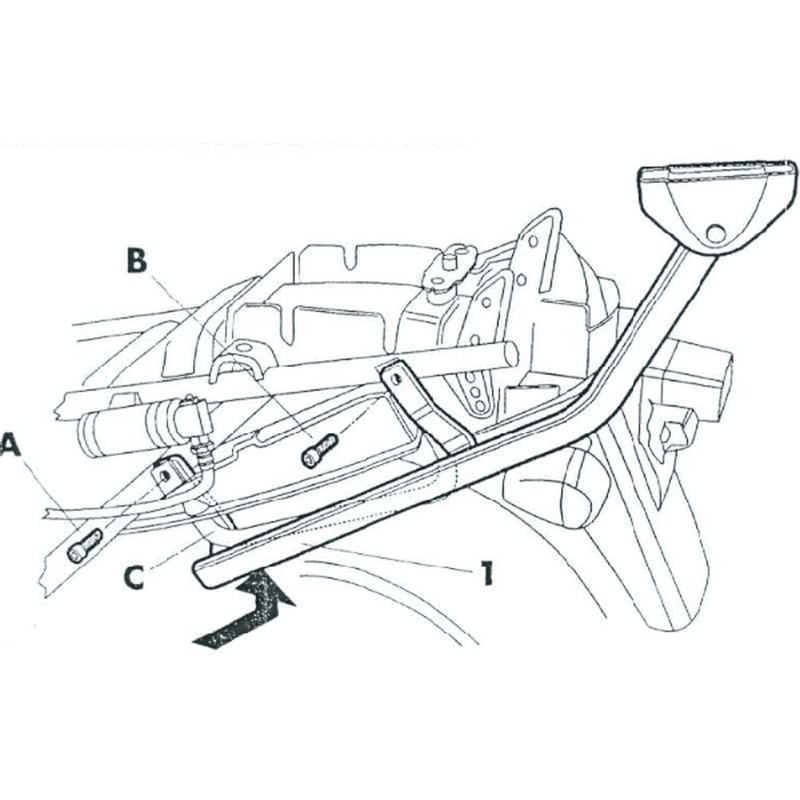 SHAD Top Master Montagesatz - Suzuki