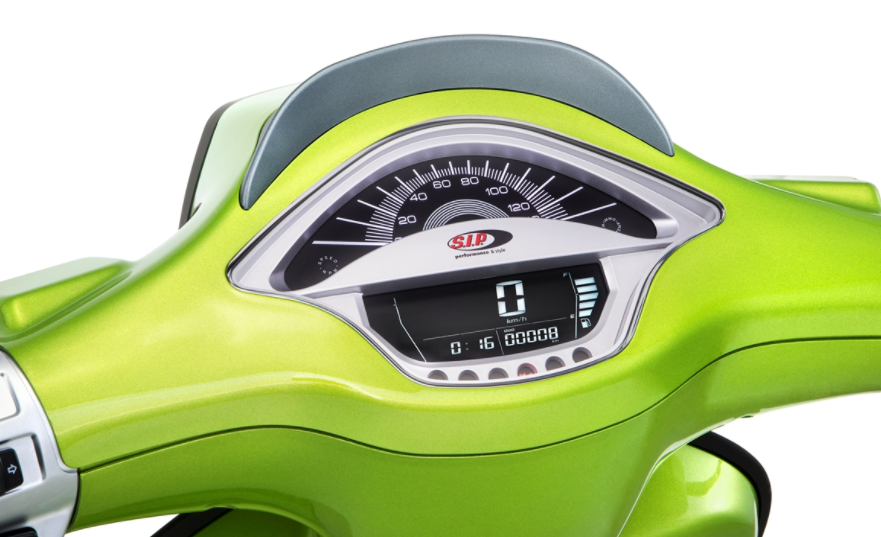 Contagiri/tachimetro per Vespa Primavera/Sprint 50-150cc 2T/4T AC, argento