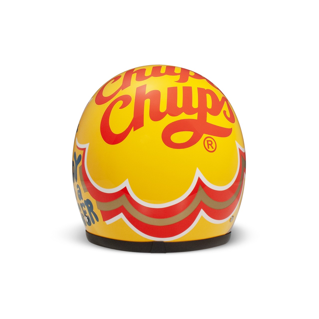 DMD casco jet Retro, marrone, lucido, Caffè, XS, fibra di vetro, ECE 22.06
