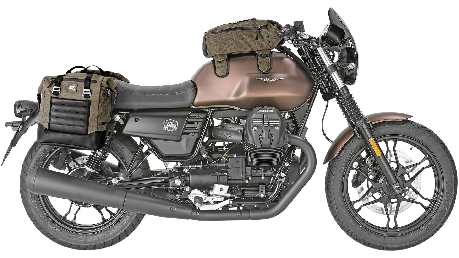 Borse da sella Café Racer / borse laterali "Rambler" - RB100 per BMW R nineT (Bj.14-), Pure / Urban G/