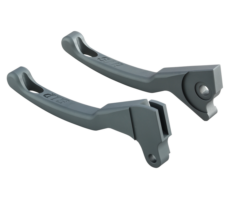 Set di leve sportive per Vespa LX /LXV /S /Primavera /Sprint 50-150cc, grigio opaco
