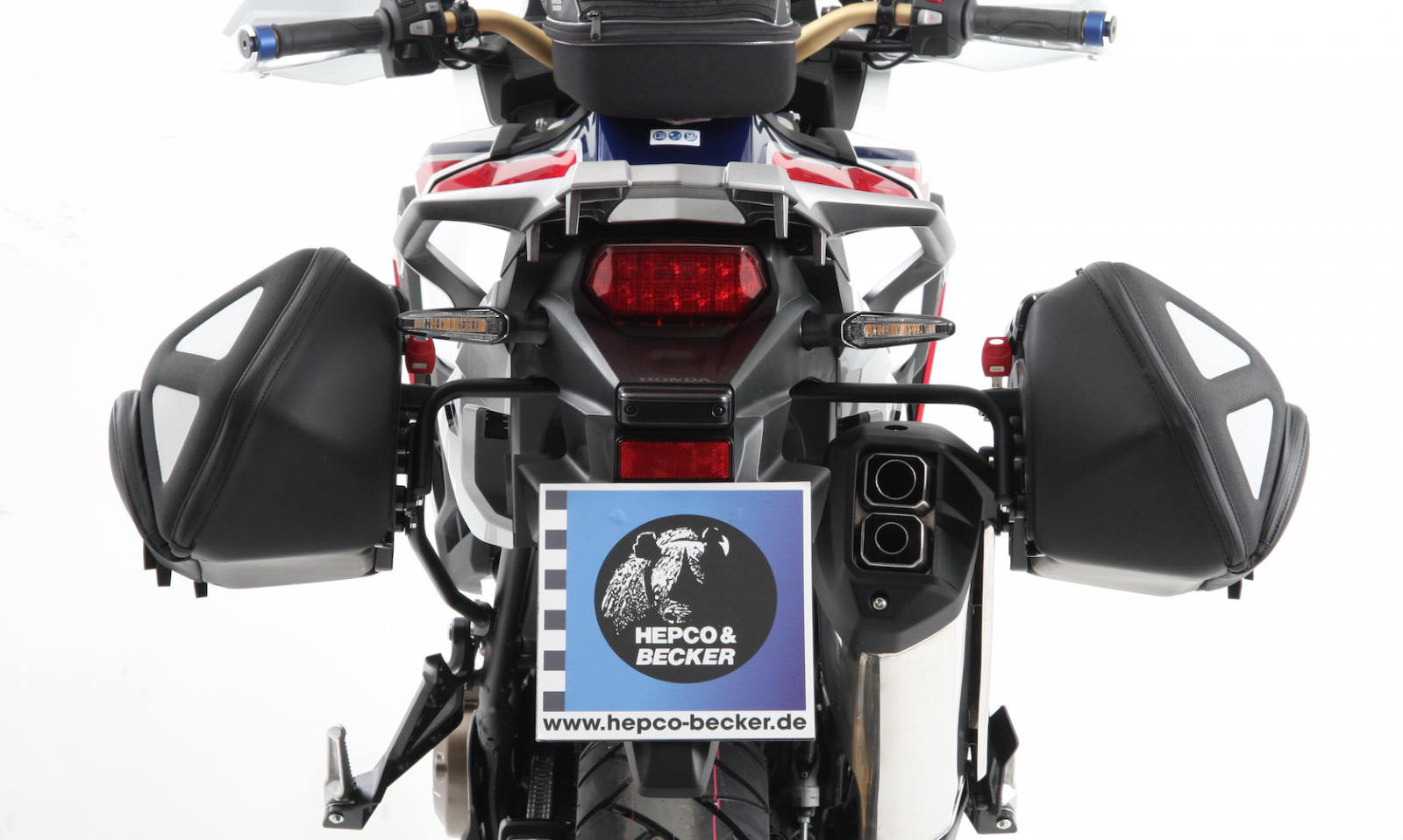Portapacchi laterale C-Bow nero per Honda CRF 1000 Africa Twin (16-17) Hepco & Becker