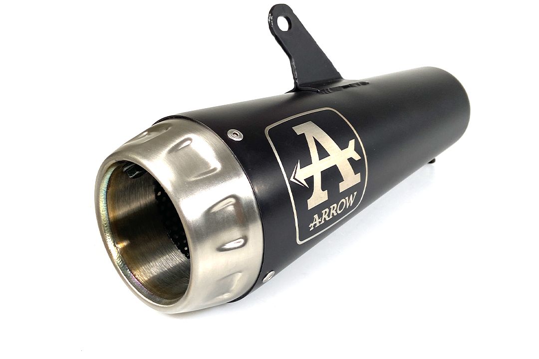 Scarico ARROW PRO-RACING in acciaio inox nero per Honda CB500F anno di modello 2016-