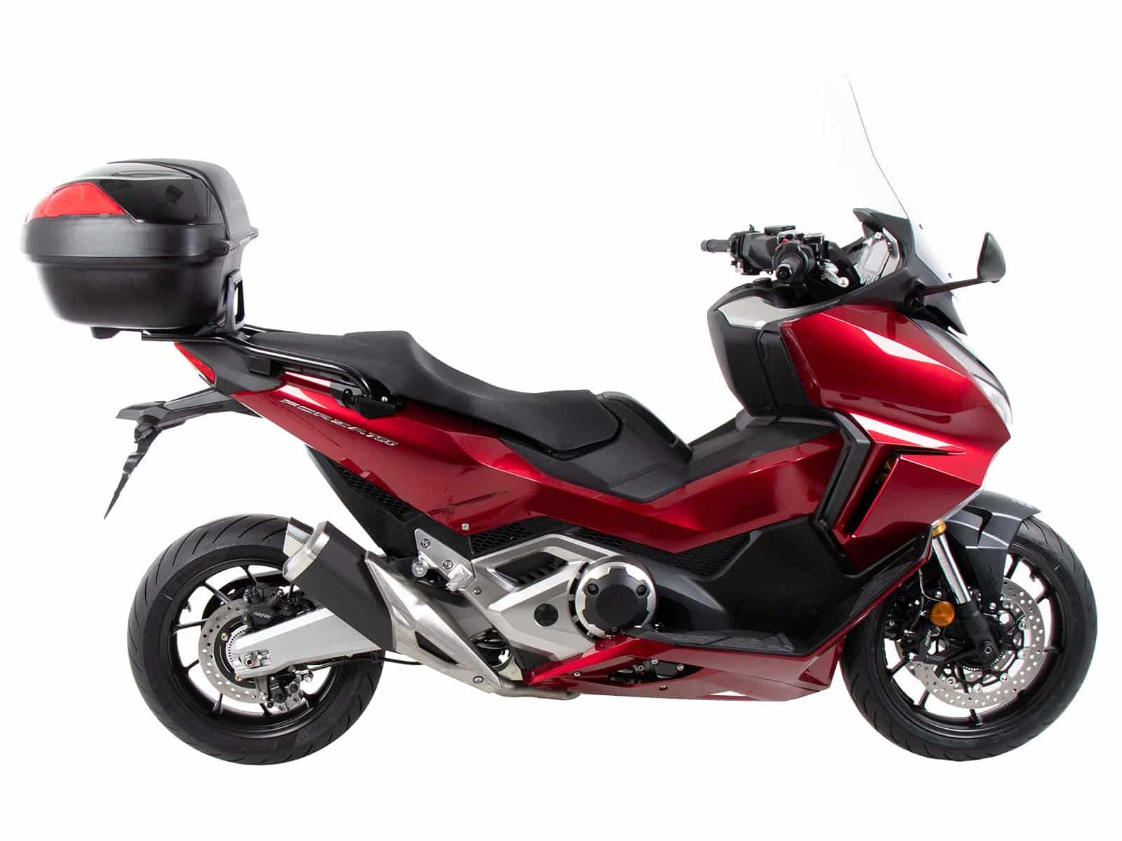 Portapacchi in alluminio nero per Honda NSS 750 Forza (21-) Hepco & Becker