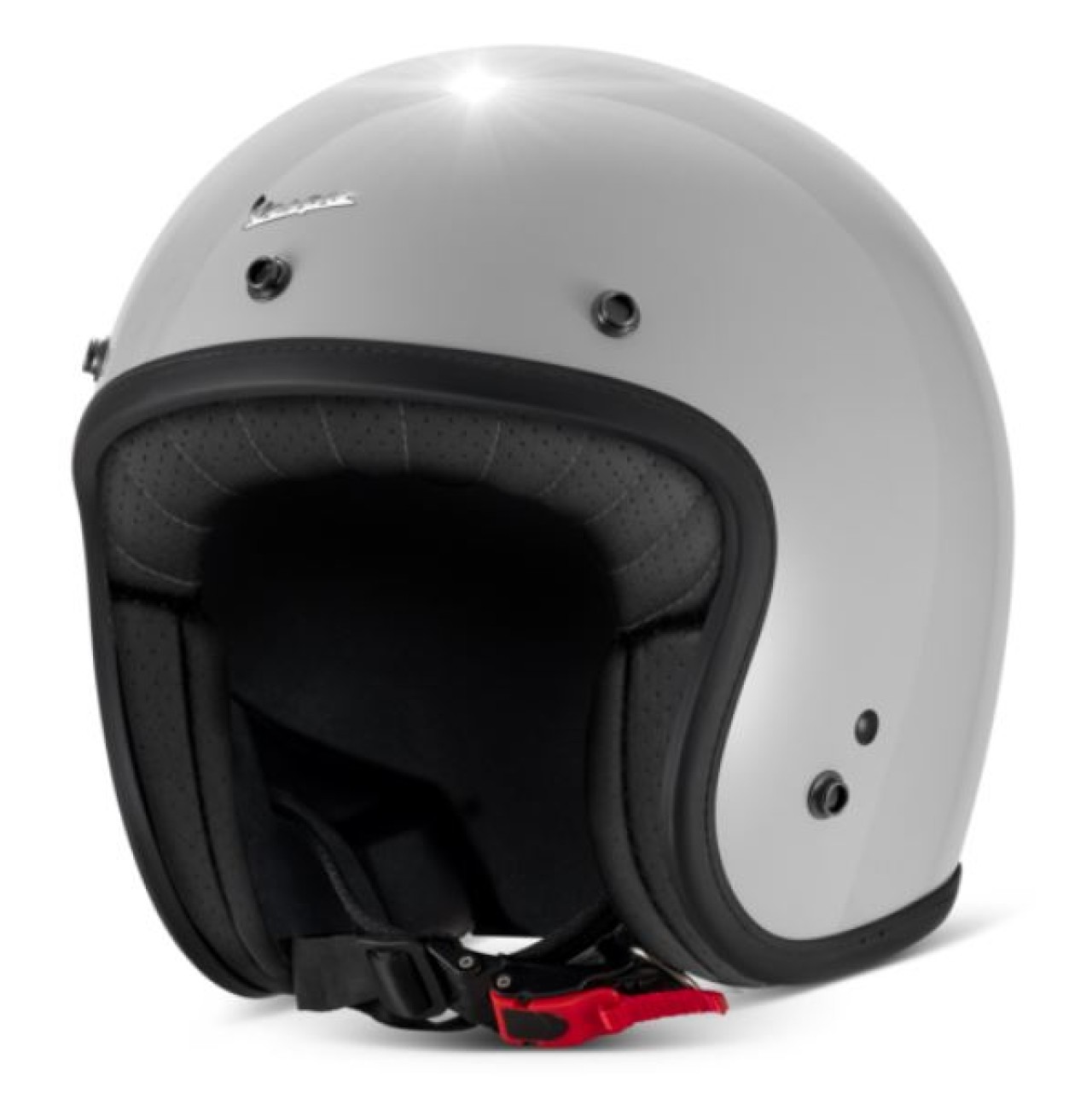 Casco Vespa jet Versilia grigio