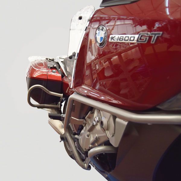Tubi di protezione bauli posteriori per BMW K 1600 GT /GTL (10-16), nero