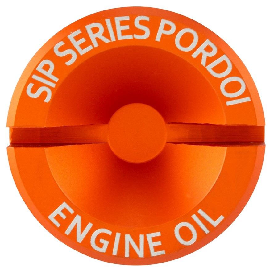 Vite riempimento olio olio motore per Vespa, arancio opaco