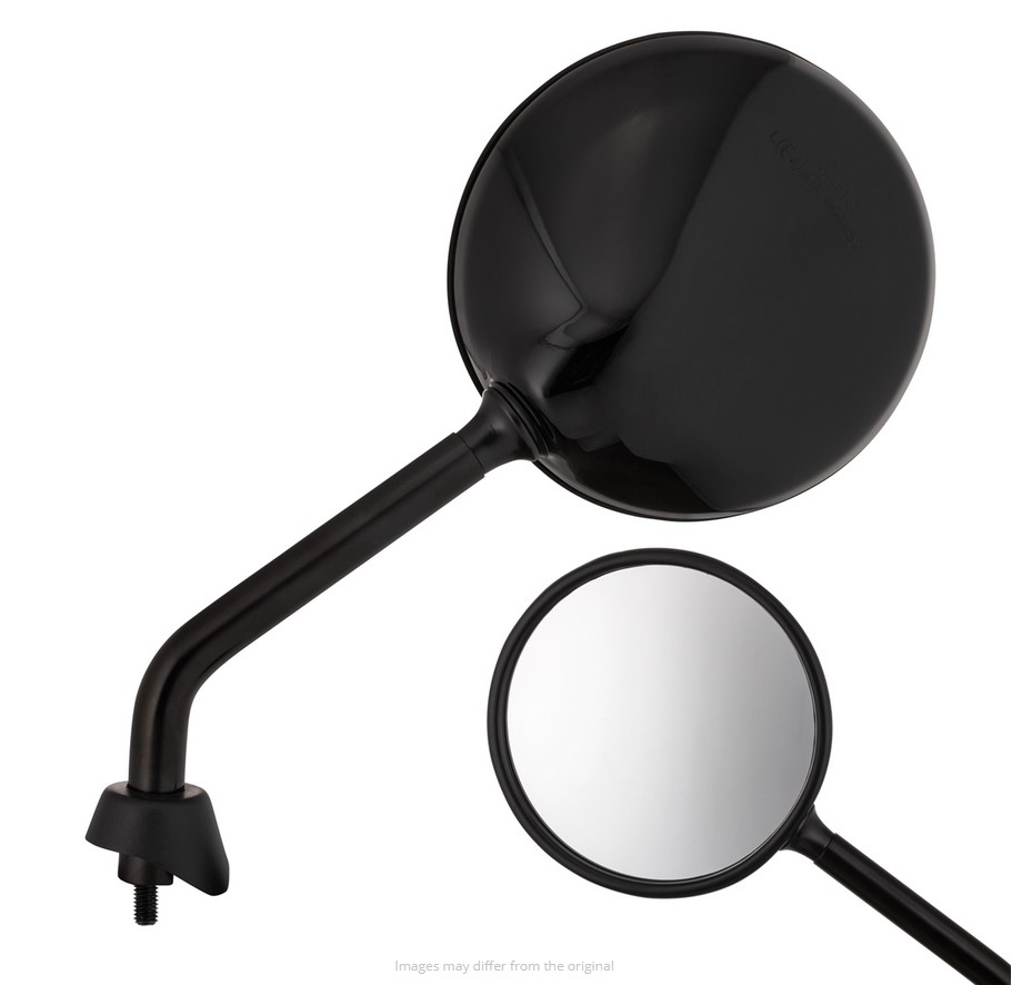 Specchio Shorty, nero lucido, destro e sinistro per Vespa GTS /​ GTS Super HPE 125/​300 ('19-)