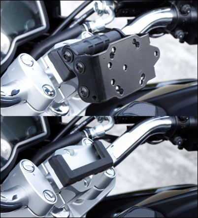 Staffa per navigatori per Suzuki GSR750 BJ. 2011-2016/ V-strom 1000 BJ. 2017/V-Power 1000