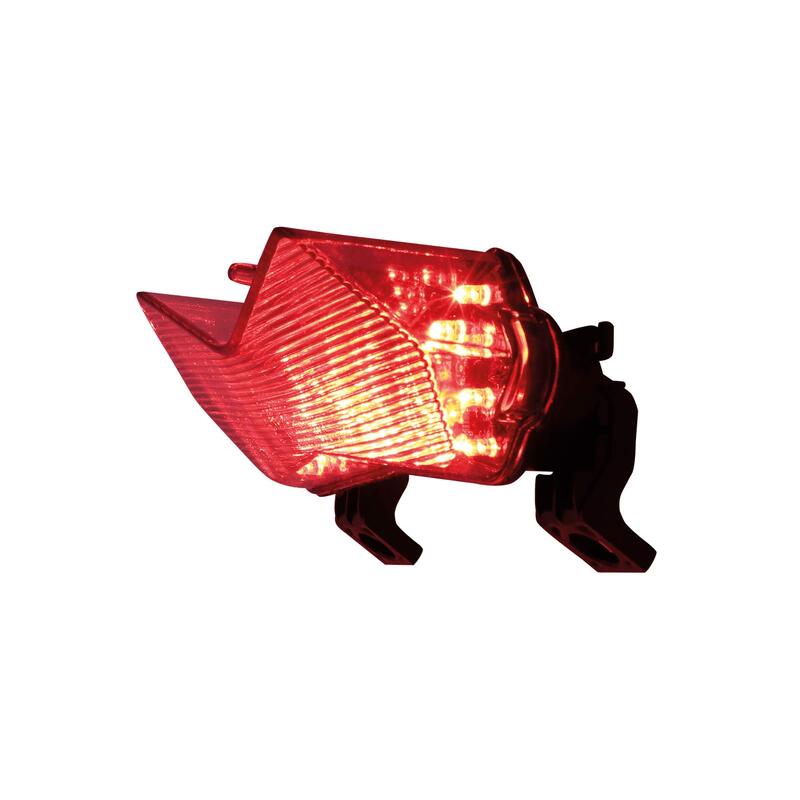 HIGHSIDER smart LED fanale posteriore nero stile Kawasaki, omologato E (1pz)