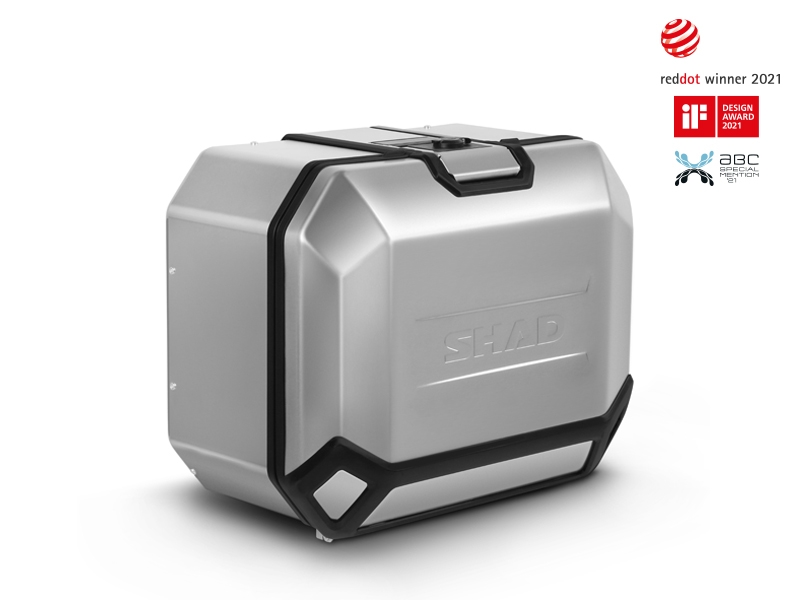 Borsa laterale Shad Terra TR47, destra, alluminio argento, 47 l
