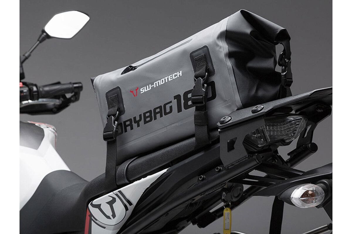Borsa posteriore Drybag 180 per Aprilia ETV 1200 Caponord, grigio / nero - SW Motech