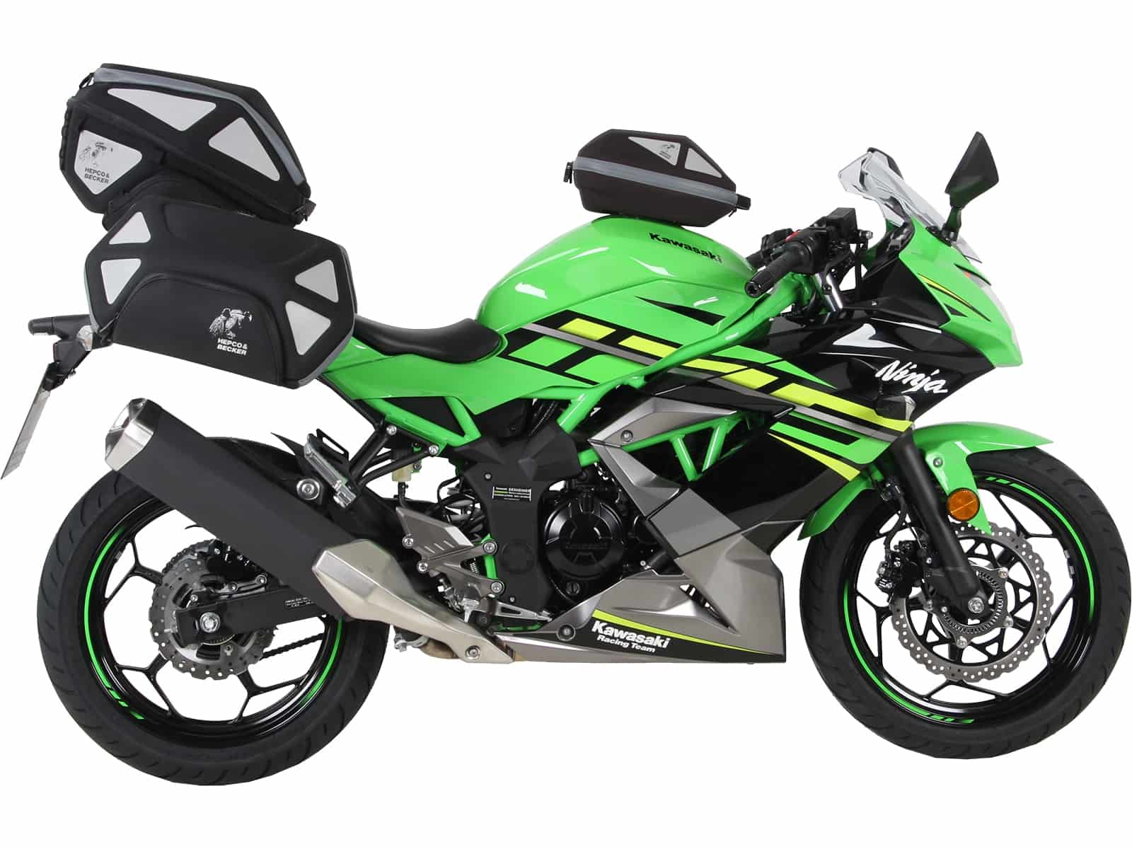 Portapacchi laterale C-Bow per Kawasaki Ninja 125 (18-) Hepco & Becker