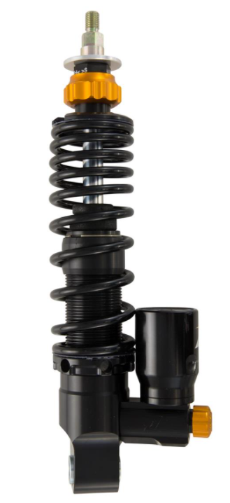 Ammortizzatore "Black Edition", anteriore per Vespa Primavera/Sprint 50 -150cc 2T/4T AC, nero