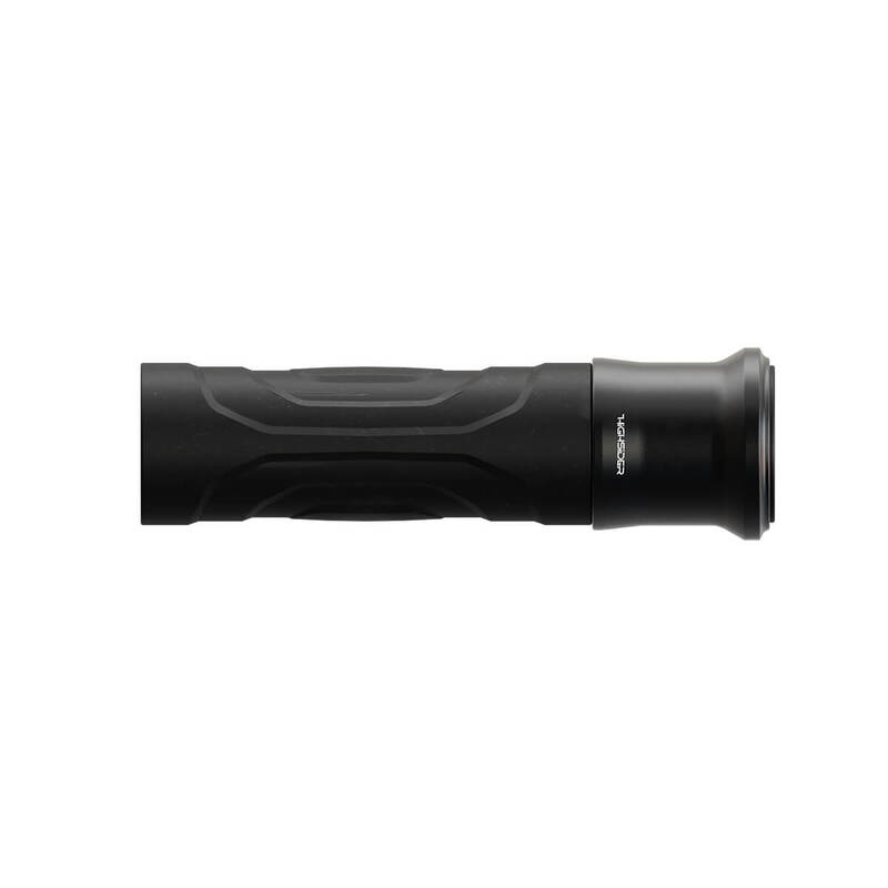 HIGHSIDER pro Esagano-RS impugnatura in gomma nera 7/8 di pollice (22,2 mm), 125 mm (coppia)