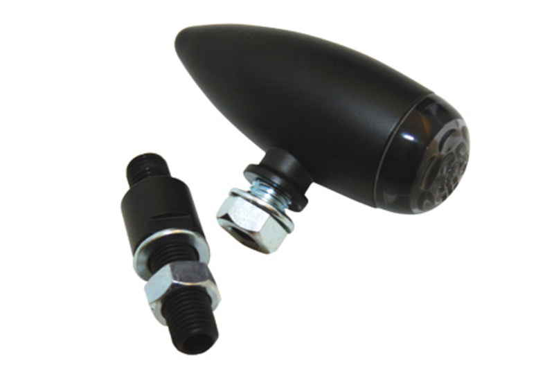 HIGHSIDER pro Micro-Bullet LED luce posteriore nera/tinta (1 pezzo)
